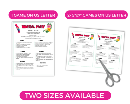 Tropical Party Game Bundle