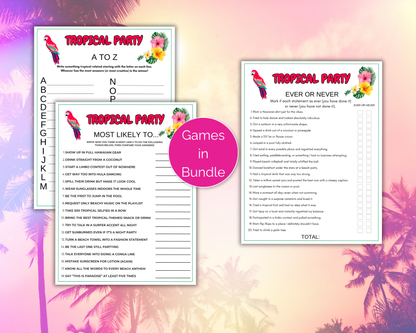 Tropical Party Game Bundle