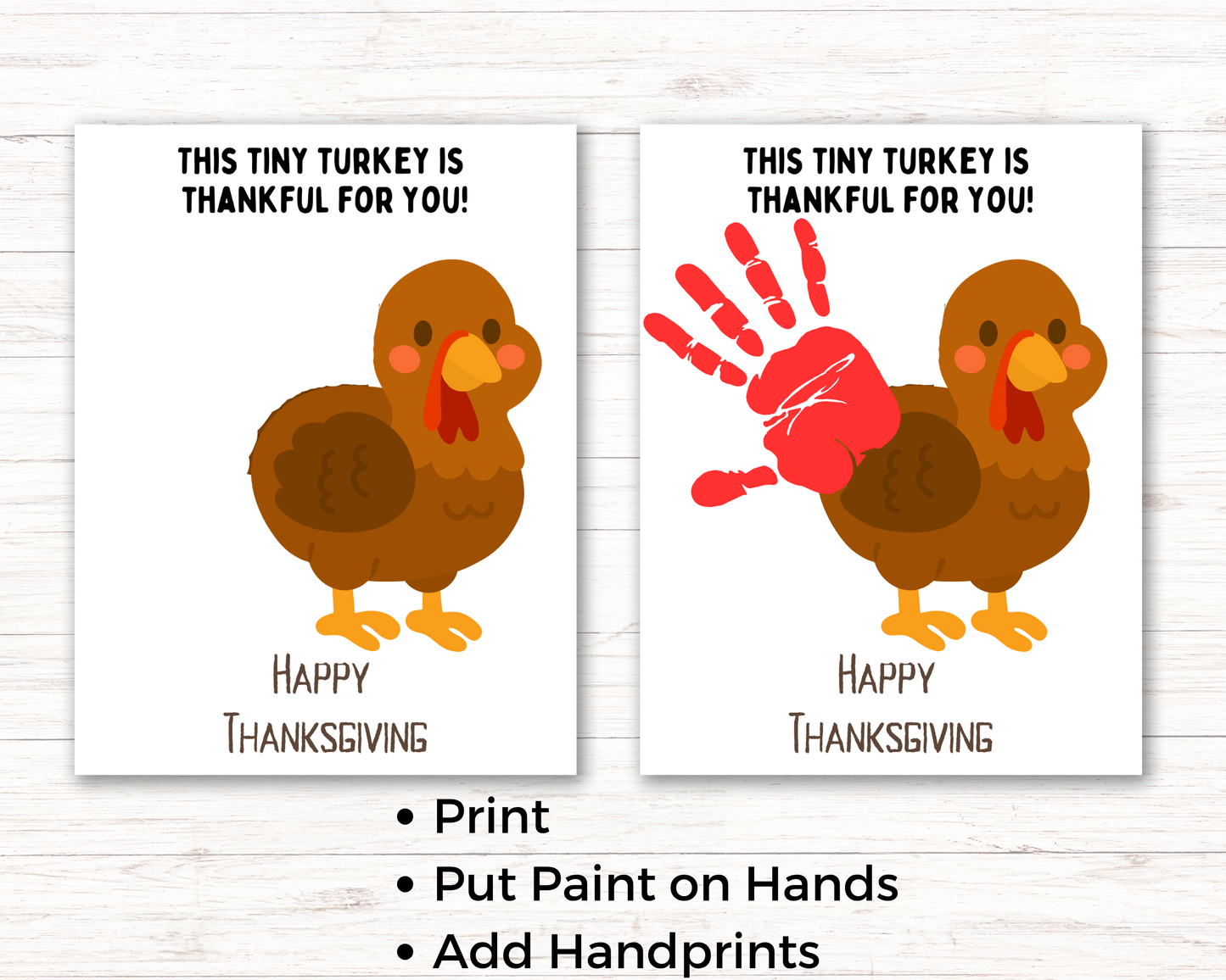 Turkey Handprint Art