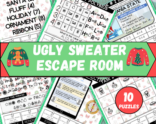 Ugly Sweater Escape Room