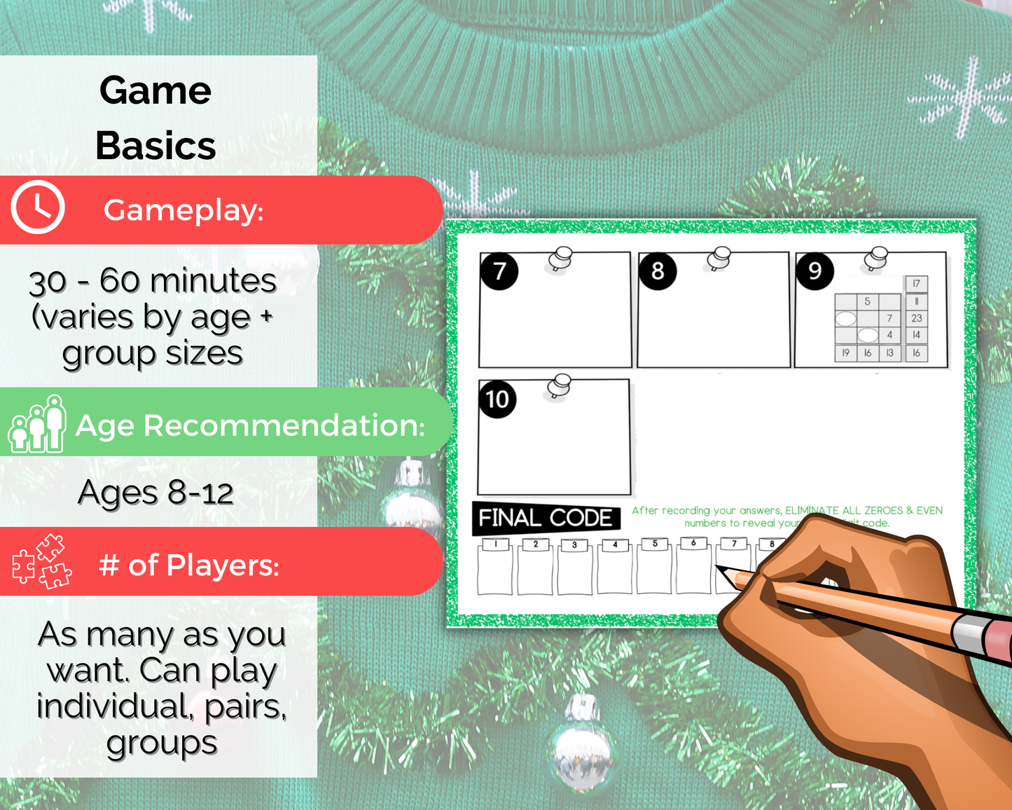 Ugly Sweater Escape Room