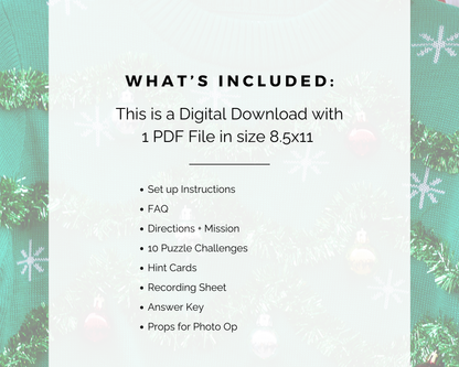 Ugly Sweater Escape Room