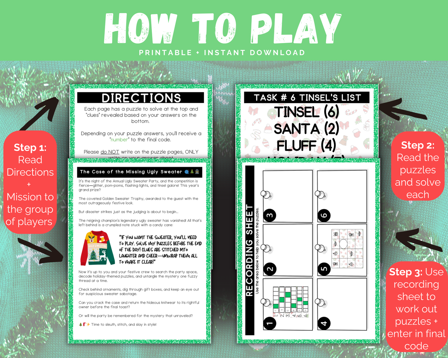 Ugly Sweater Escape Room