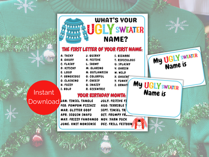 What's Your Ugly Sweater Name