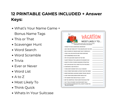 Vacation Game Bundle