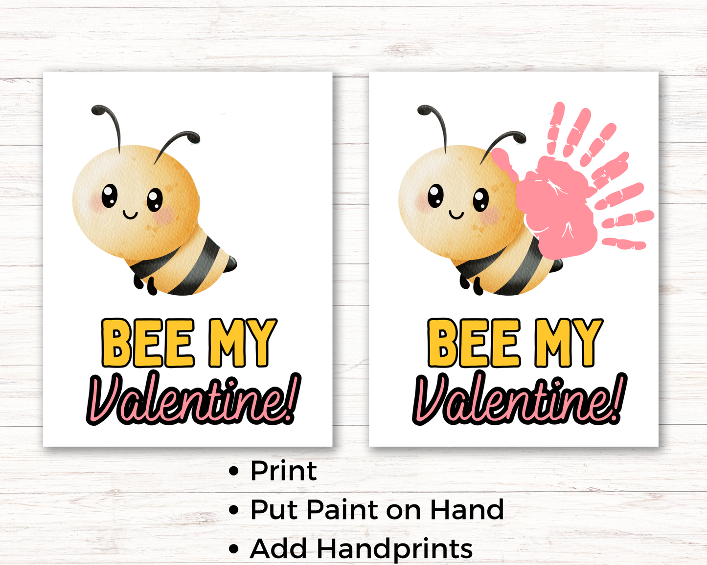 Valentines Handprint Art Bundle