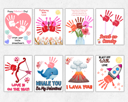 Valentines Handprint Art Bundle