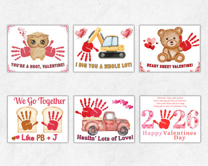 Valentines Handprint Art Bundle