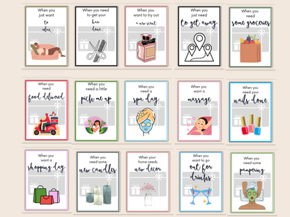 Valentines Gift Card Book (Editable)