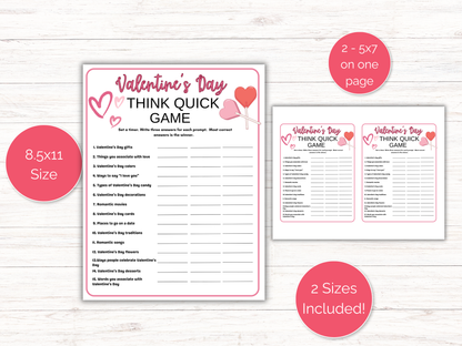 Valentines Day Think Quick