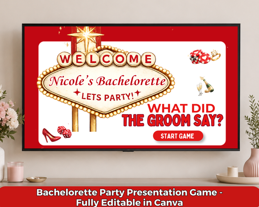 Vegas Bachelorette What Did The Groom Say Game
