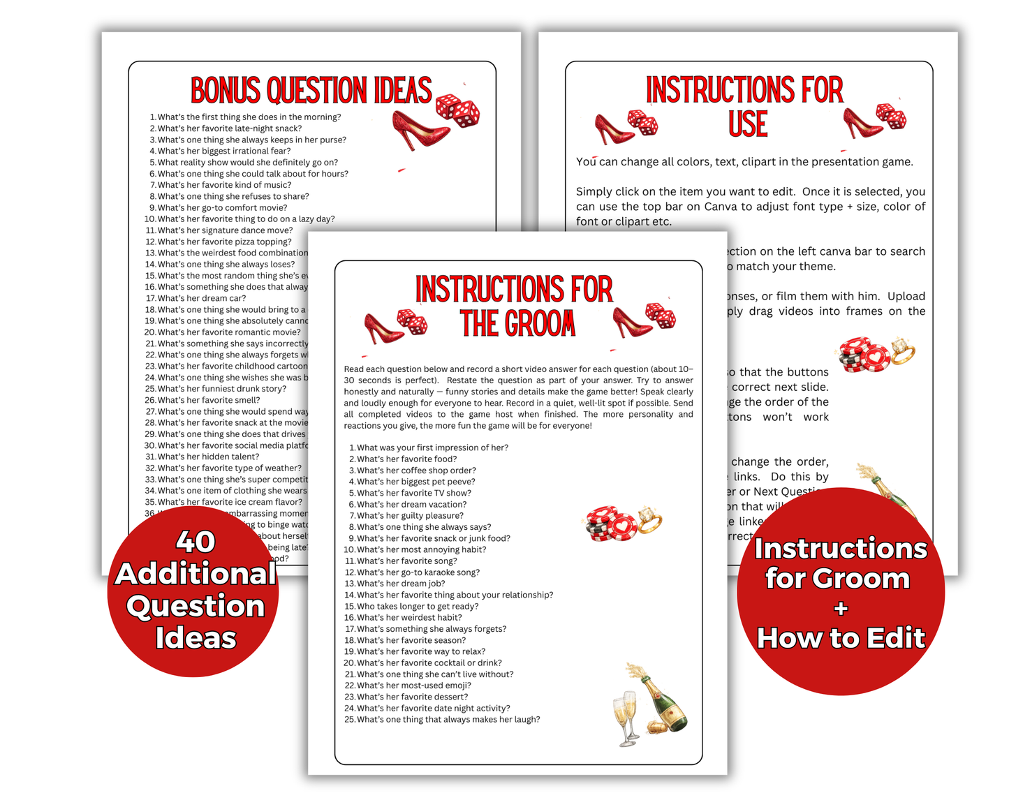 Vegas Bachelorette What Did The Groom Say Game