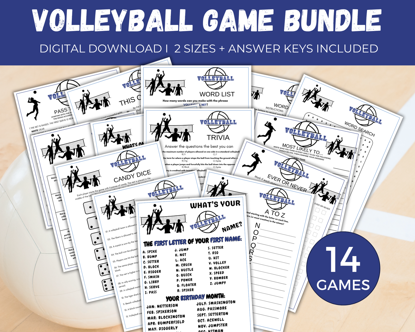 Volleyball Game Bundle