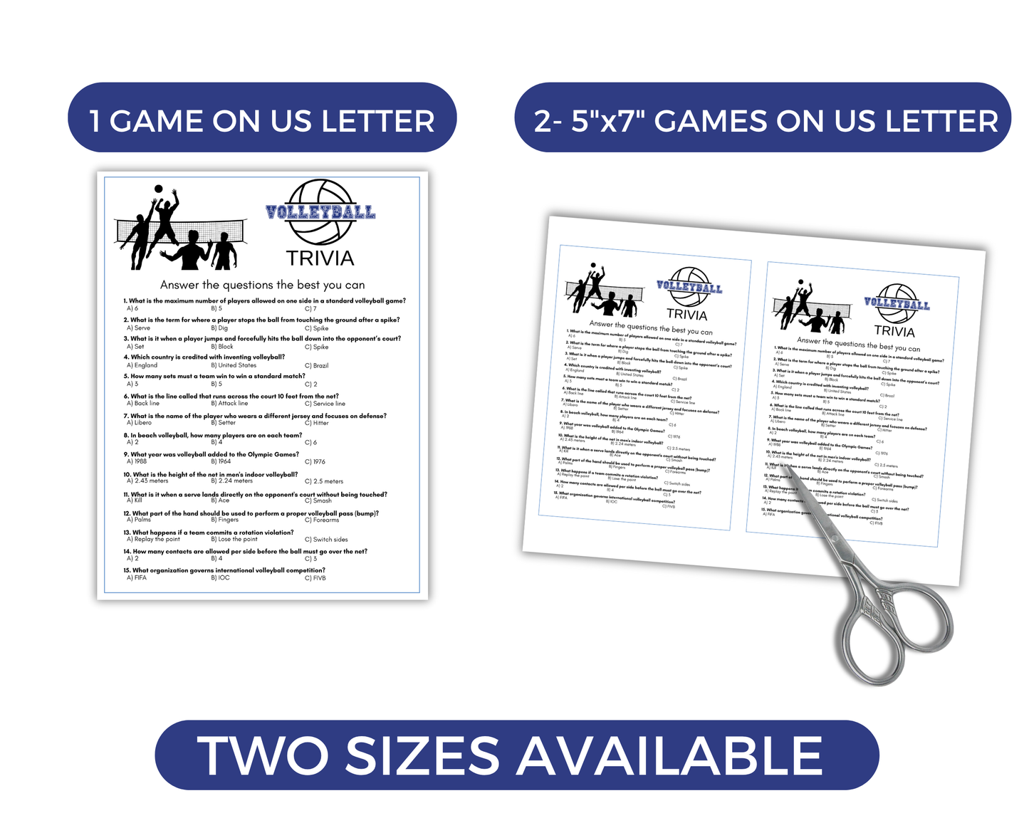 Volleyball Game Bundle