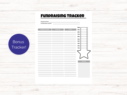 Editable Fill My Volleyball Fundraiser Template