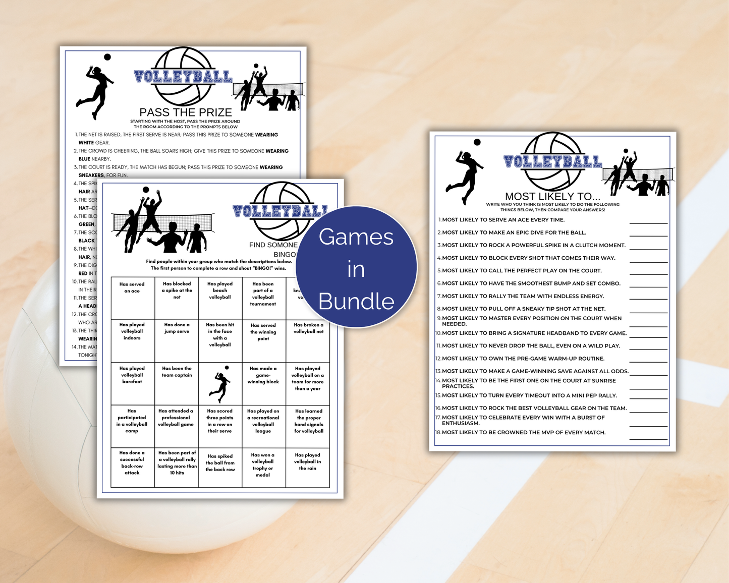 Volleyball Game Bundle