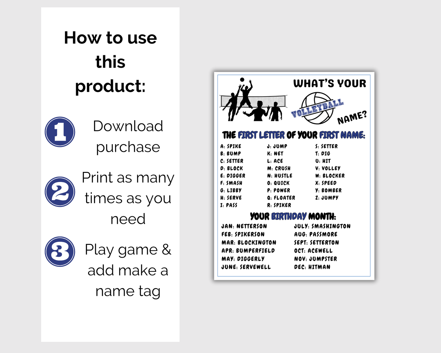 Volleyball Game Bundle