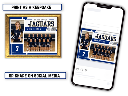 Editable Volleyball Memory Mate Template