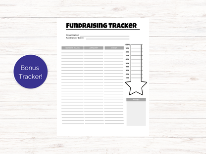 Editable Fill My Volleyball Player Fundraiser Template