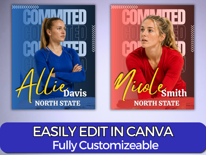Volleyball Social Media Templates Bundle