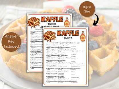 Waffle Trivia Game