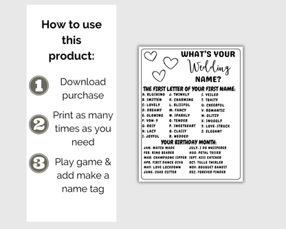 Wedding Rehearsal Game Bundle