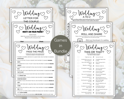Wedding Rehearsal Game Bundle