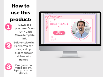 What Did The Groom Say Bachelorette Trivia Game