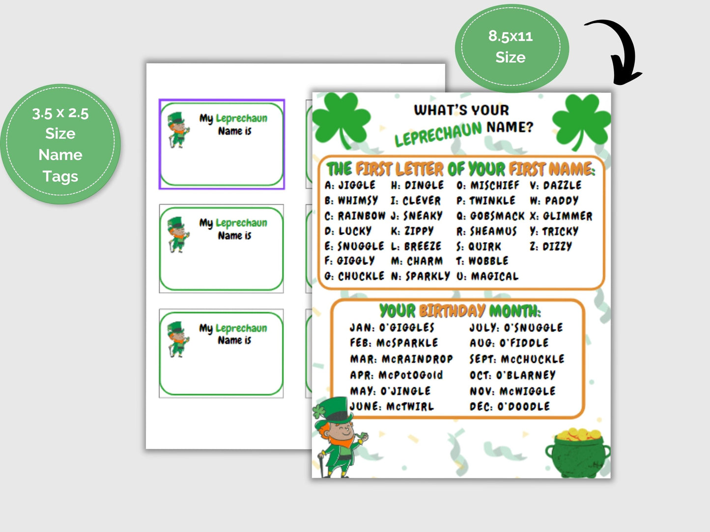 What's Your Leprechaun Name