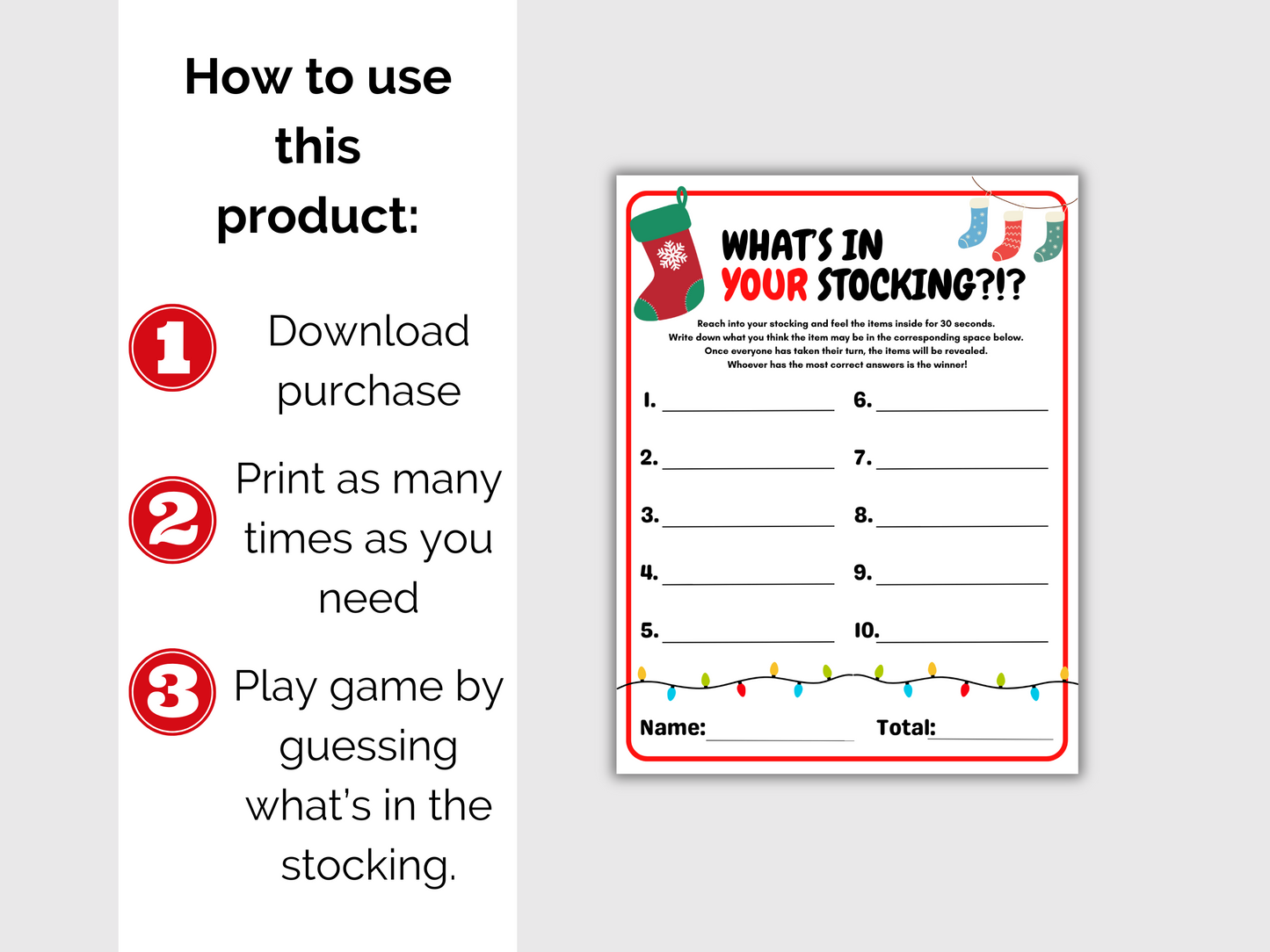 What's In The Stocking