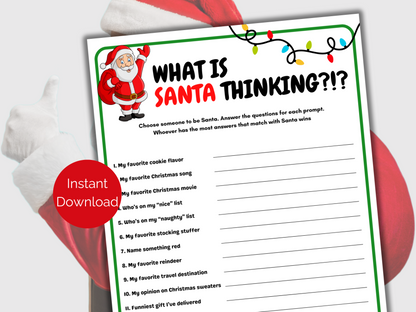 What is Santa Thinking