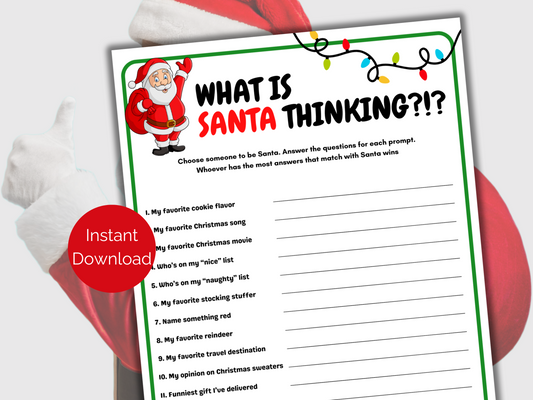 What is Santa Thinking