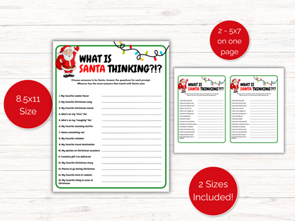 What is Santa Thinking