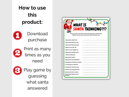 What is Santa Thinking