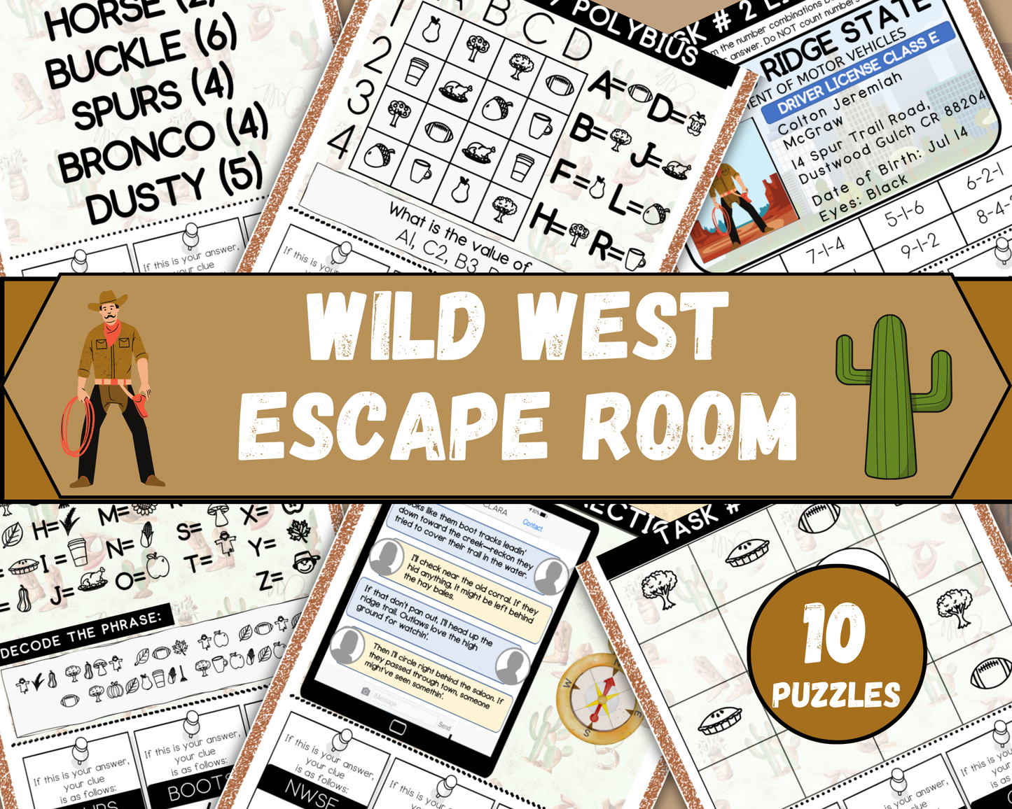Wild West Escape Room for Kids