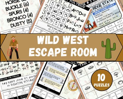 Wild West Escape Room for Kids
