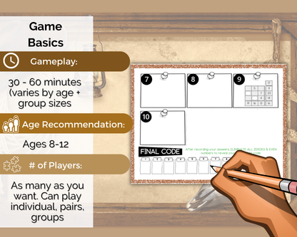 Wild West Escape Room for Kids