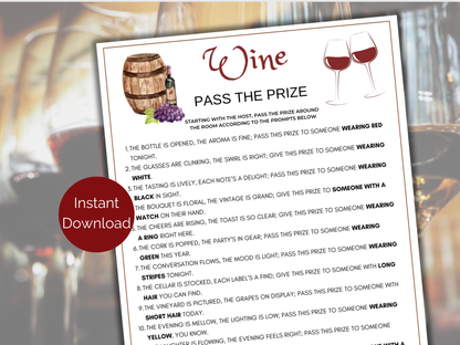 Wine Pass The Prize