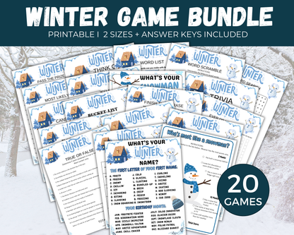 Winter Party Game Bundle