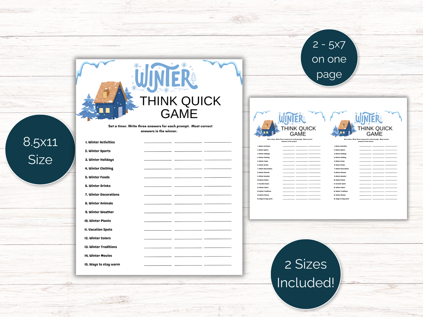Winter Think Quick