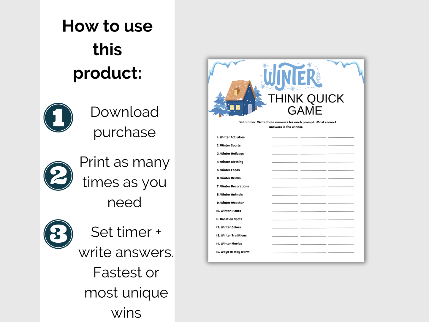 Winter Think Quick