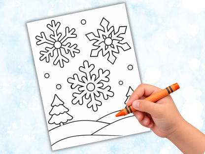 70 Winter Coloring Pages for Kids