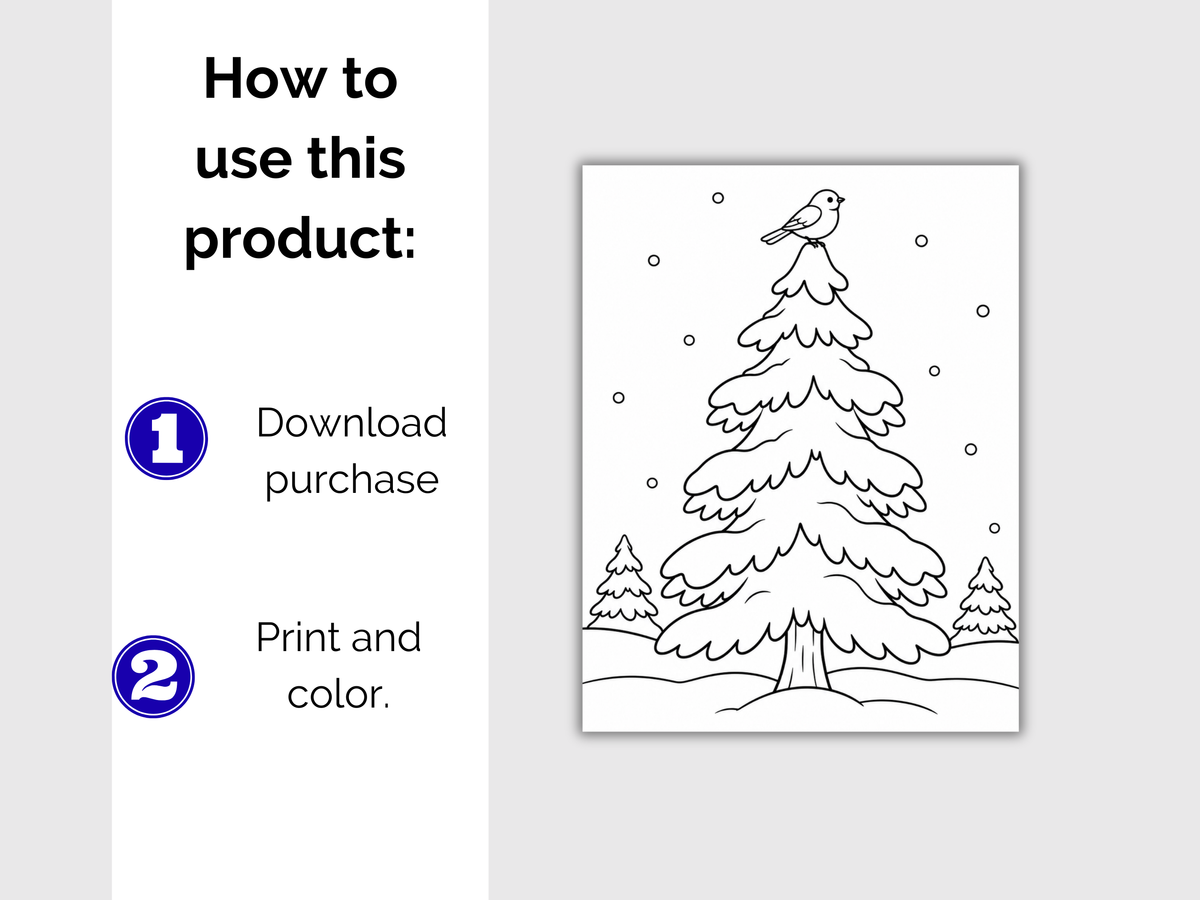70 Winter Coloring Pages for Kids