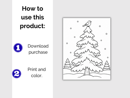 70 Winter Coloring Pages for Kids