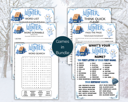 Winter Party Game Bundle