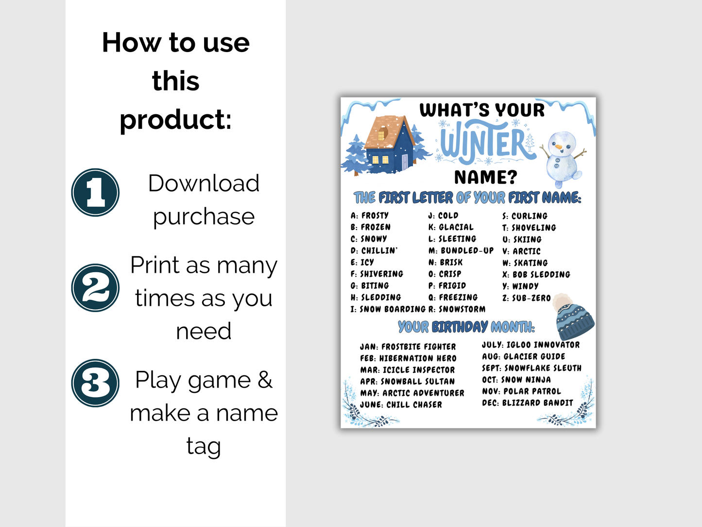 What's Your Winter Name