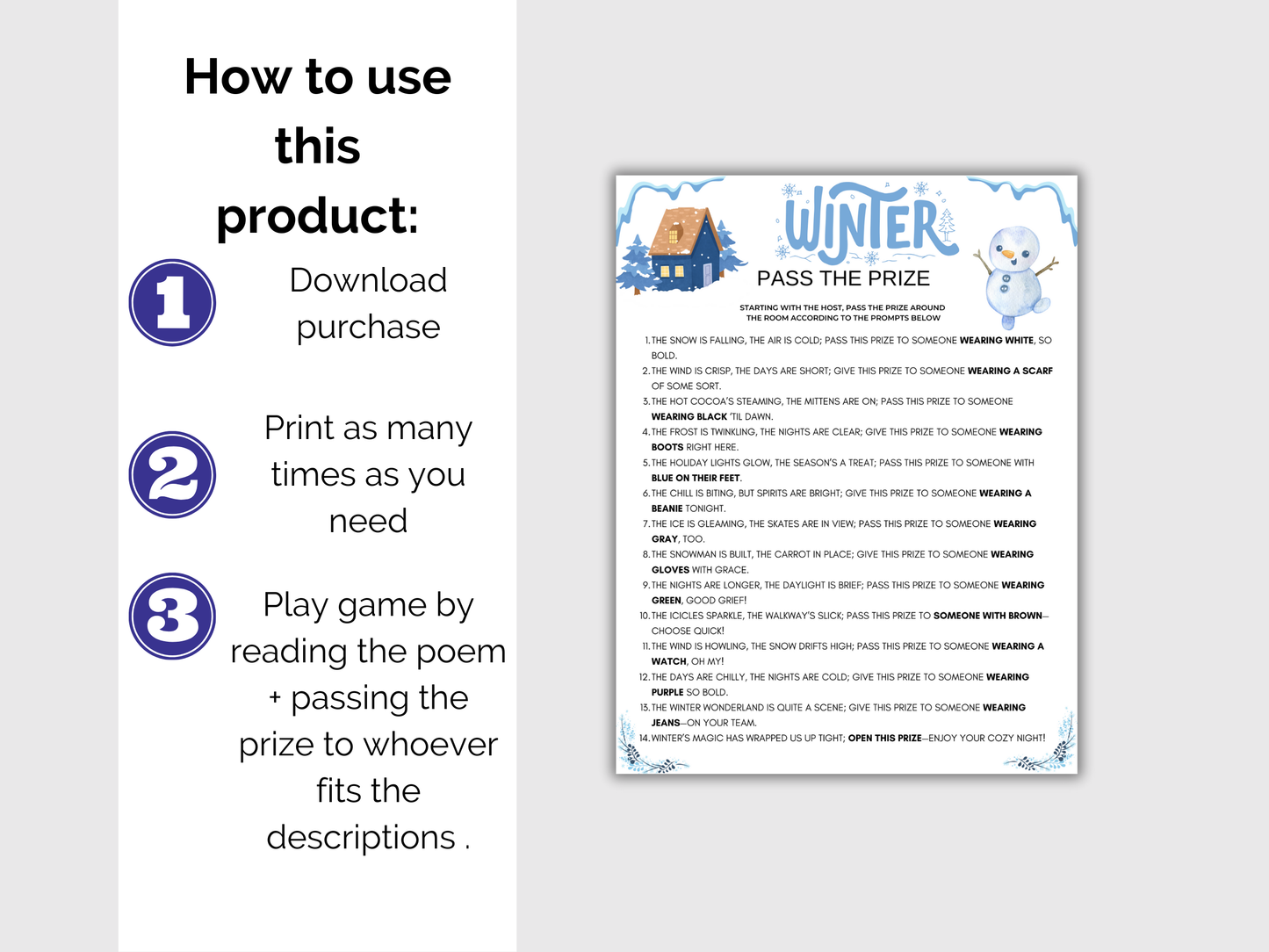 Winter Pass The Prize