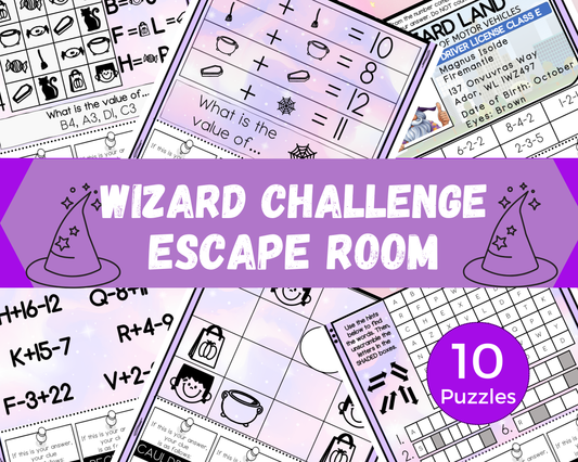 Wizard Escape Room Game for Kids