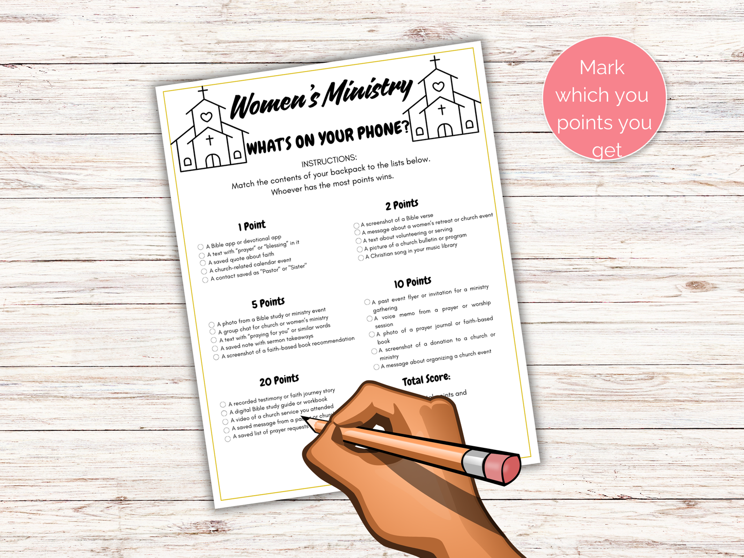 Womens Ministry What's On Your Phone