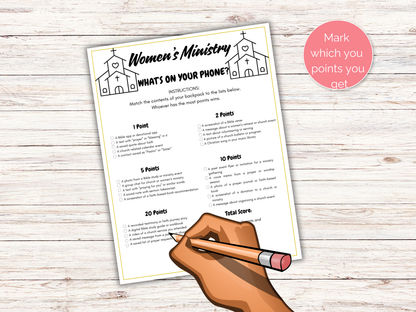 Womens Ministry What's On Your Phone
